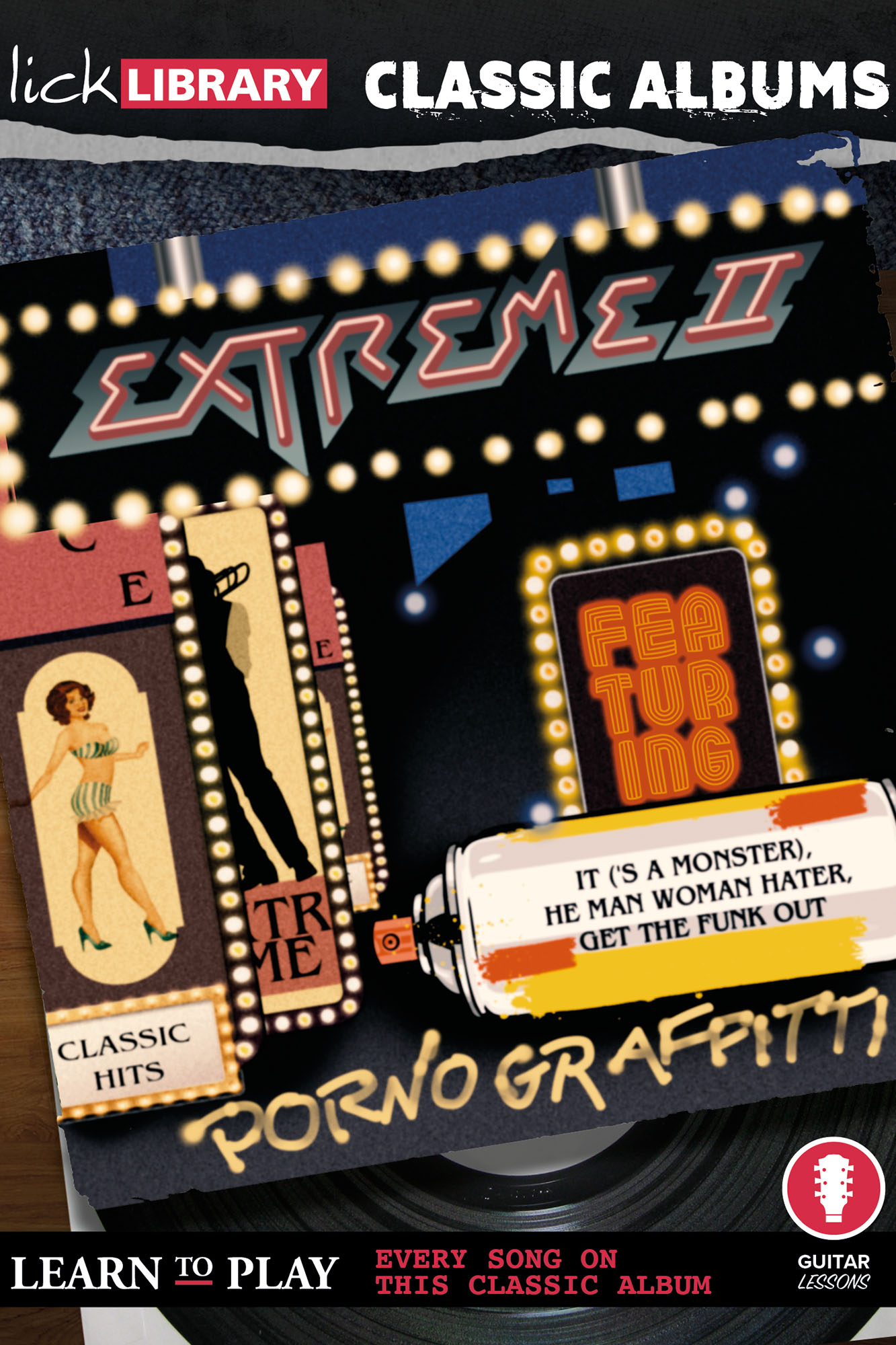 1333px x 2000px - Classic Albums - Extreme II : Pornograffitti | Store | LickLibrary