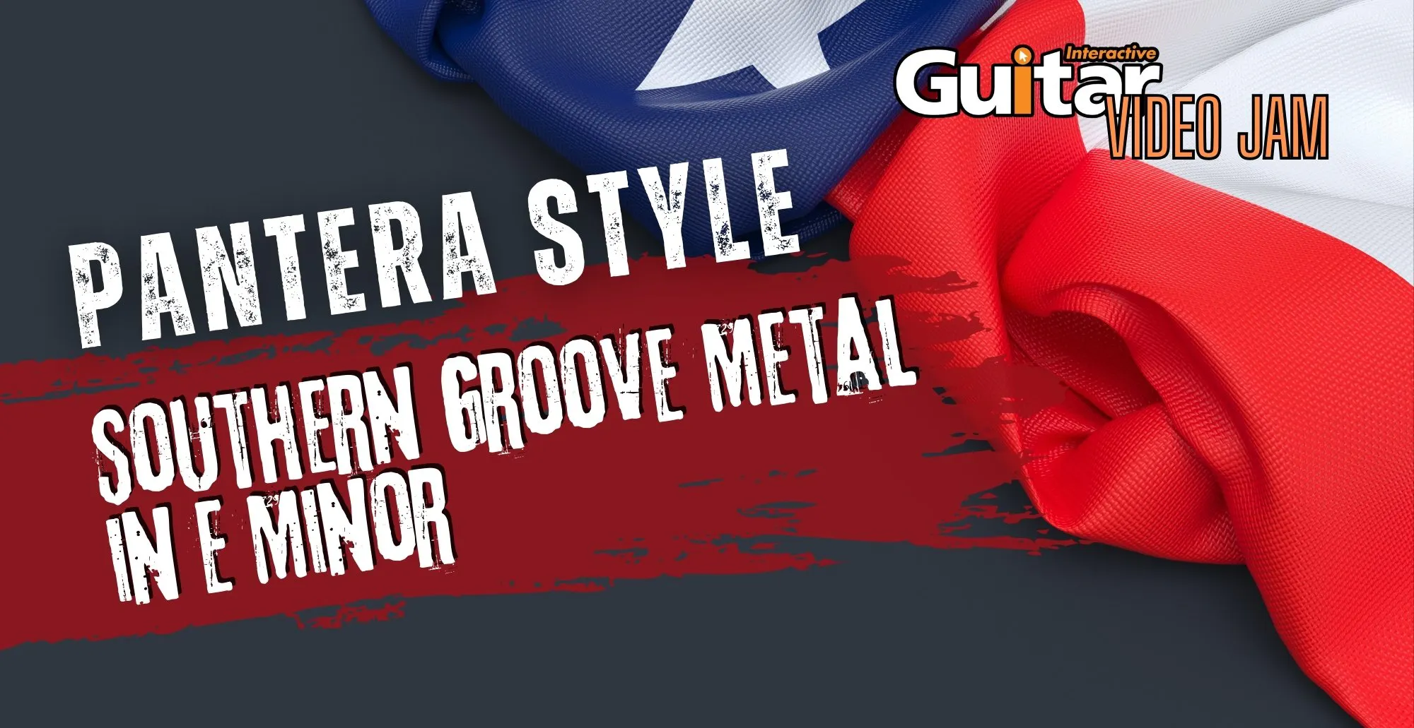 Guitar Interactive Video Jam - Pantera Groove Metal Style