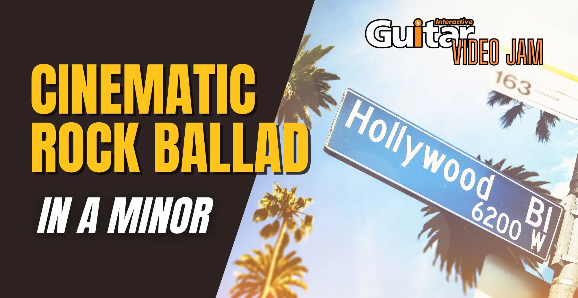 Guitar Interactive Cinematic Rock Ballad in A Minor - Video Jam