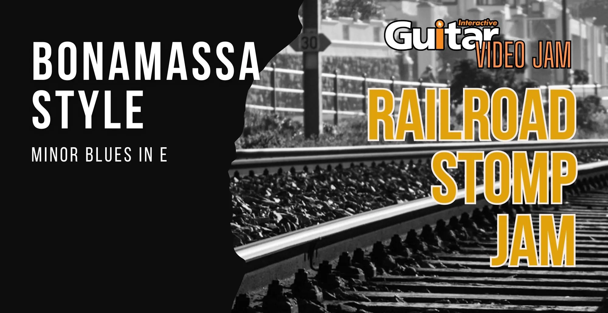 Joe Bonamassa style video jam track